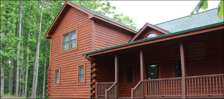 Log Home Staining in South Mills,  North Carolina