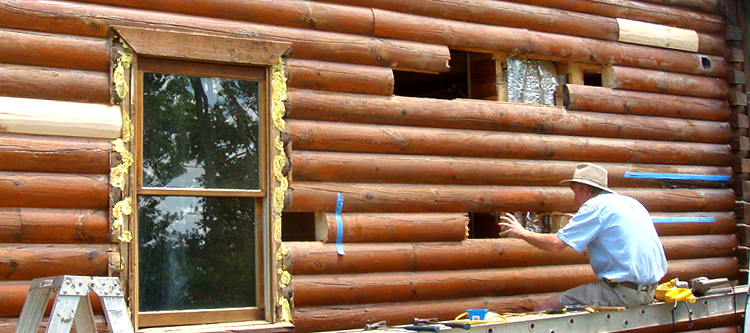 Log Home Repair Camden County,  North Carolina